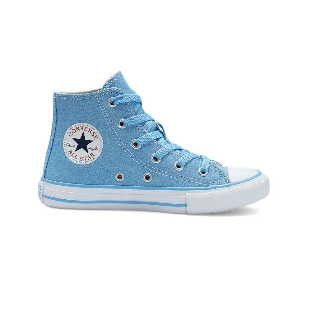 TENIS CONVERSE CHUCK TAYLOR ALL STAR STITCH AZUL INFANTIL CK12980001