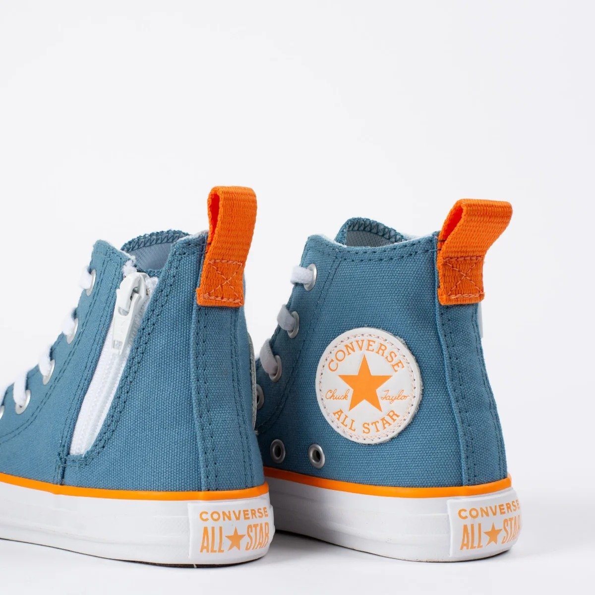 TENIS CONVERSE CHUCK TAYLOR AZUL LARANJA INFANTIL CK09090001 Azul/Laranja 6