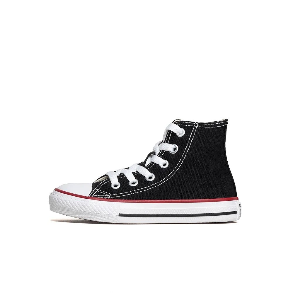 TENIS CONVERSE CHUCK TAYLOR ALL STAR KIDS HI PRETO VERMELHO CK00040007 Preto 2