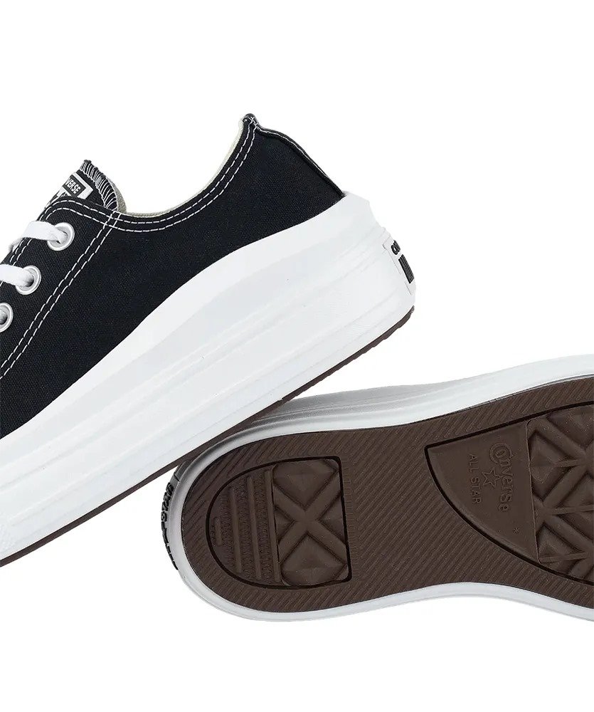 TENIS CONVERSE CHUCK TAYLOR ALL STAR MOVE PRETO BRANCO CT15920001 Preto 4