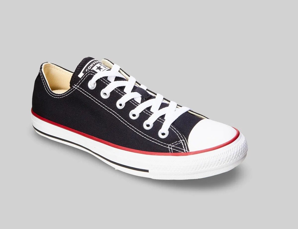 TENIS CONVERSE CHUCK TAYLOR ALL STAR PRETO VERMELHO UNISSEX CT00010007 Preto 2