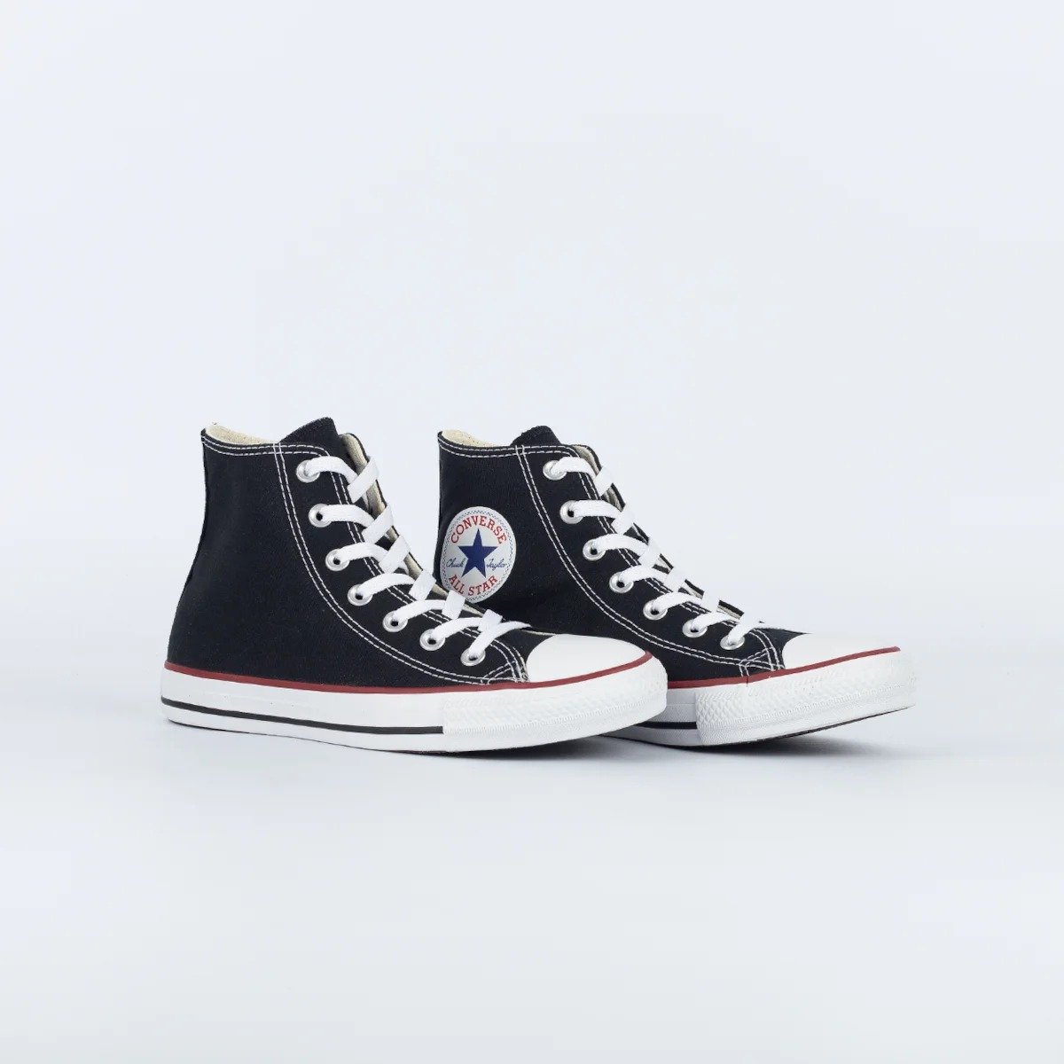TENIS CONVERSE CHUCK TAYLOR ALL STAR HI CT00040007 PRETO VERMELHO Preto 2
