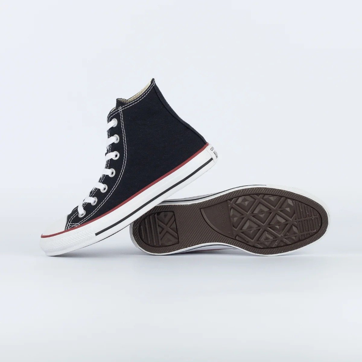 TENIS CONVERSE CHUCK TAYLOR ALL STAR HI CT00040007 PRETO VERMELHO Preto 5