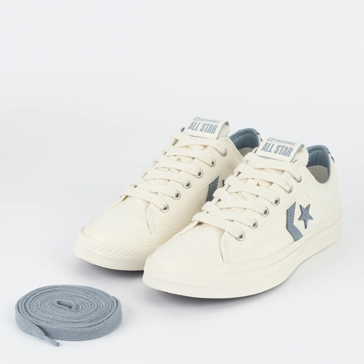 TENIS CONVERSE STAR PLAYER 76 BRANCO AZUL A12592C Branco 5