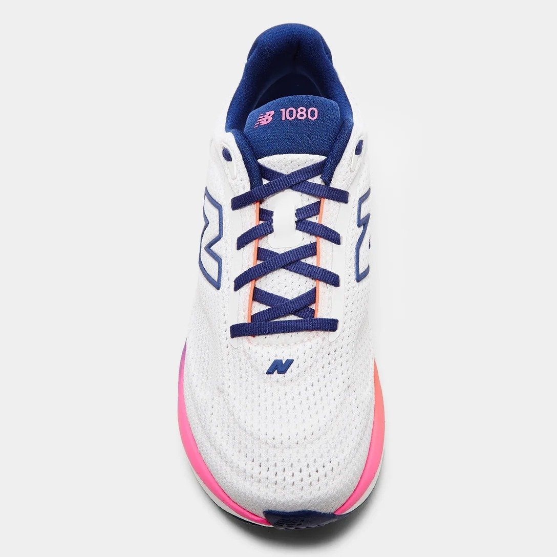 TENIS NEW BALANCE 1080 V15 1348313 BEGE MARINHO FEMININO Bege/Azul Marinho 4