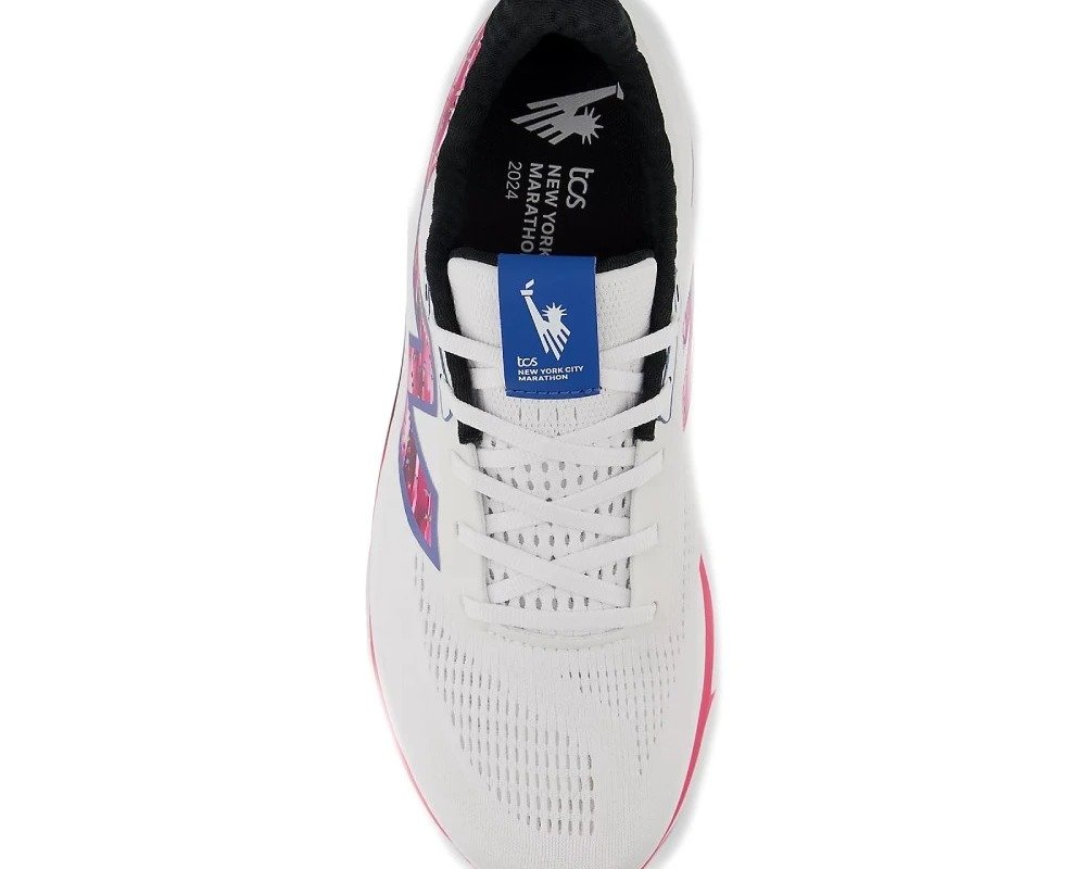 TENIS NEW BALANCE 1080 V14 NEW YORK BRANCO ROSA FEMININO Branco 4