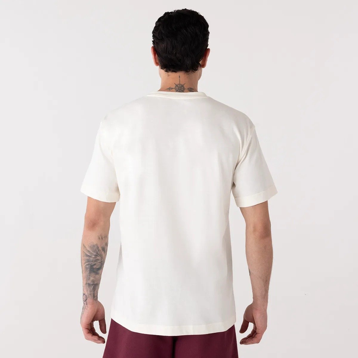 CAMISA NEW BALANCE SMALL LOGO 1325631 BEGE MASCULINO Bege 3