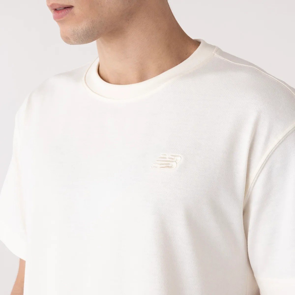 CAMISA NEW BALANCE SMALL LOGO 1325631 BEGE MASCULINO Bege 4