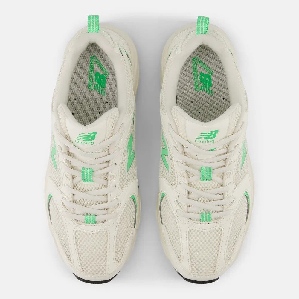 TENIS NEW BALANCE 530 1325220 BRANCO VERDE FEMININO Branco/Verde 3
