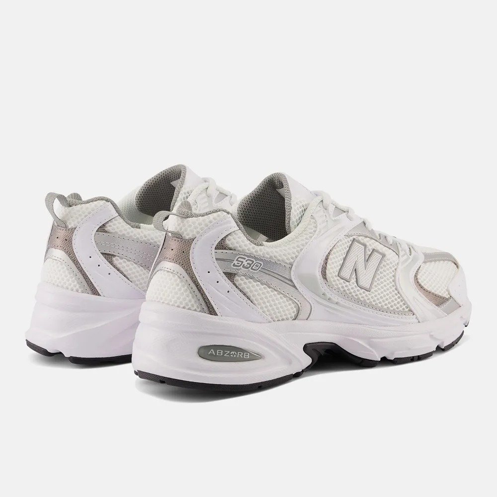 TENIS NEW BALANCE 530 1358214 BRANCO PRATA UNISSEX Prata 6