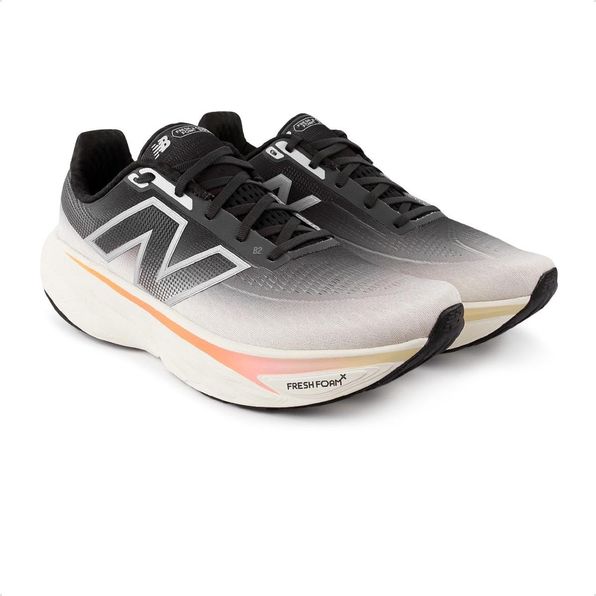TENIS NEW BALANCE 1080 V14 PRETO BRANCO MASCULINO Preto 3