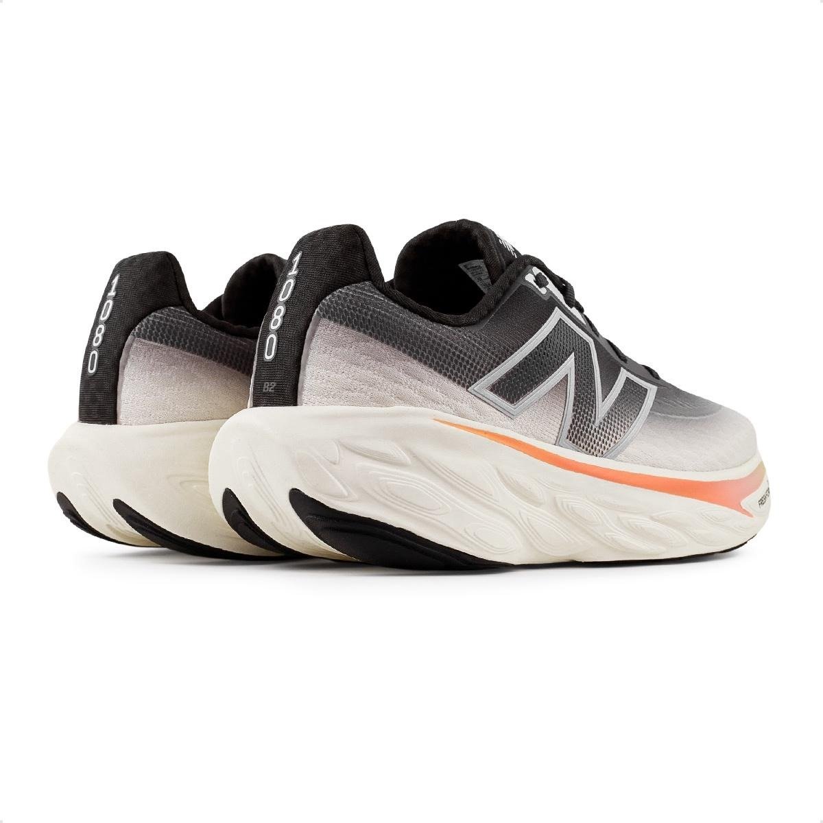 TENIS NEW BALANCE 1080 V14 PRETO BRANCO MASCULINO Preto 4