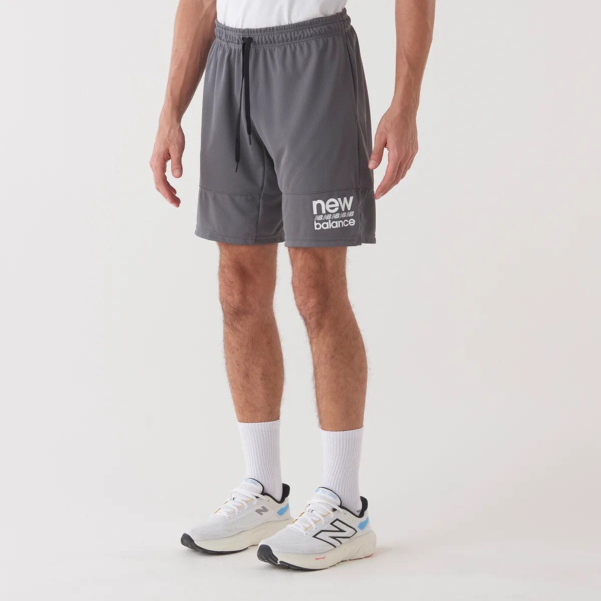 BERMUDA NEW BALANCE GRAPHIC 9 CINZA MASCULINO Cinza 2