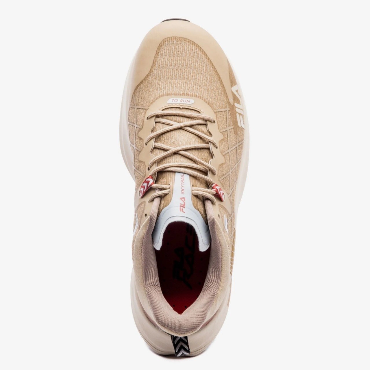 TENIS FILA RACER SKYTRAIL BEGE FEMININO Bege 4