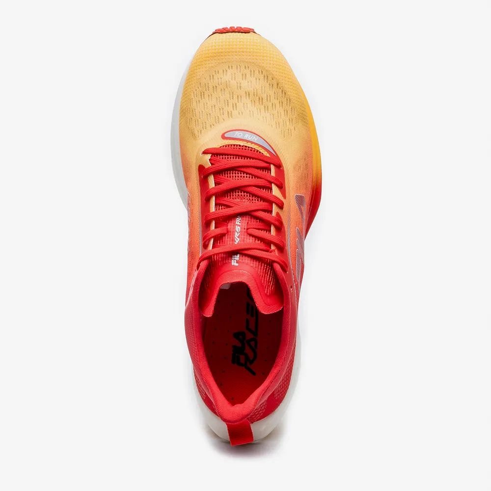 TENIS FILA KR6 FRAME 1281076 VERMELHO AMARELO MASCULINO Laranja 4