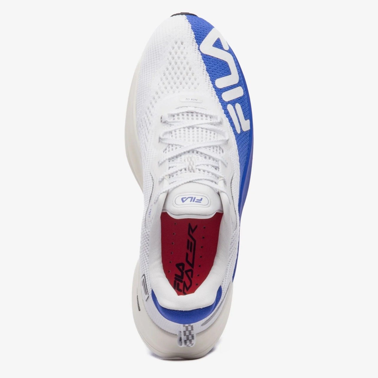 TENIS FILA RACER SPEEDZONE BRANCO AZUL MASCULINO Branco 4
