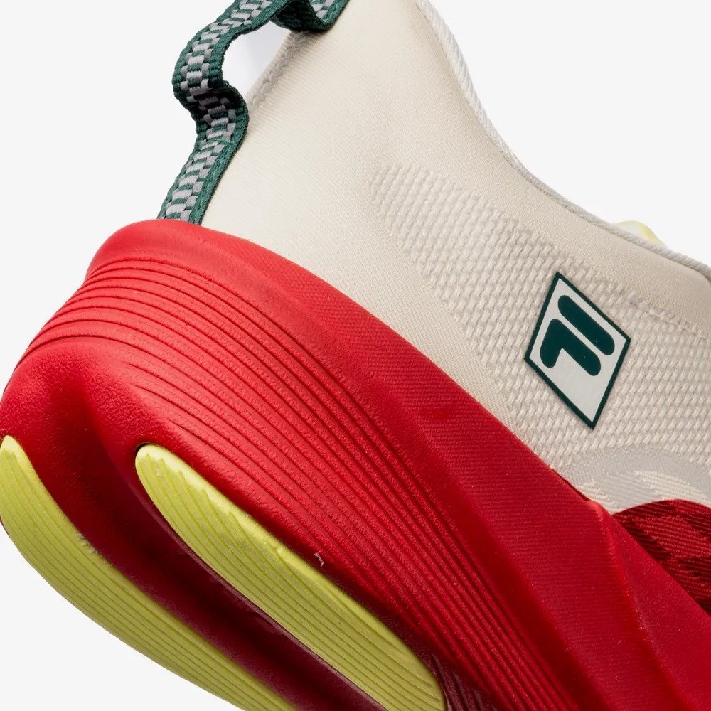 TENIS FILA AERO SKYFOAM 1360517 BEGE VERMELHO MASCULINO Branco 7
