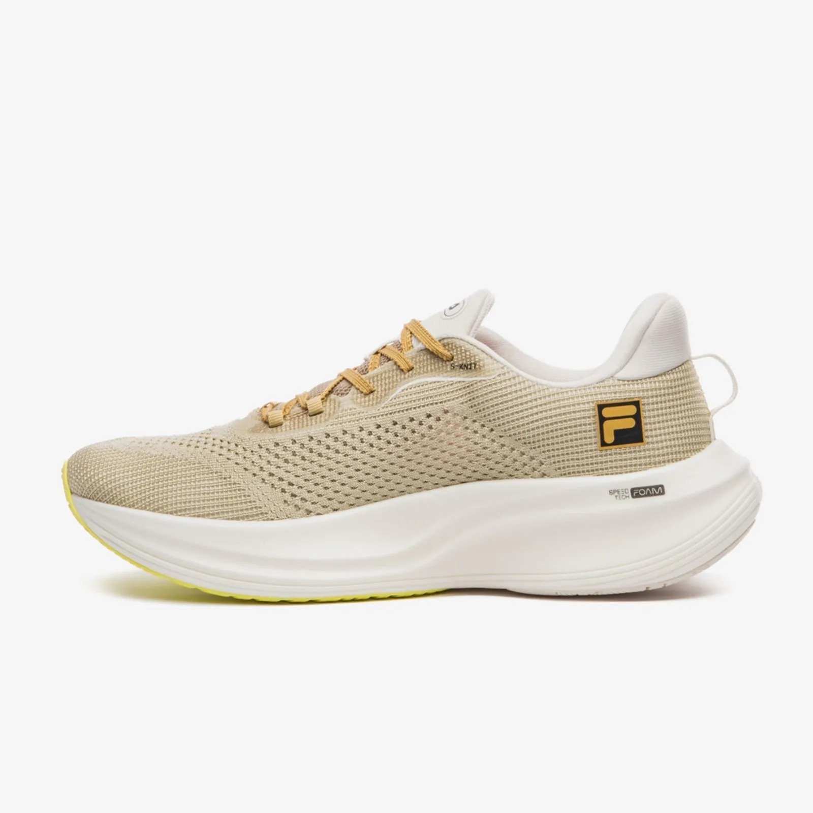TENIS FILA RACER SPEEDZONE 1364868 DOURADO PRETO VERDE MASCULINO Bege 2