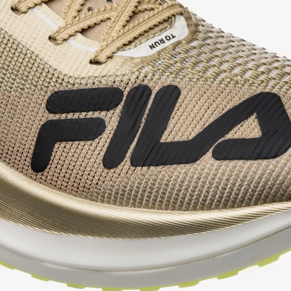 TENIS FILA RACER CARBON 3 TRI 1379665 DOURADO MASCULINO Bege 8