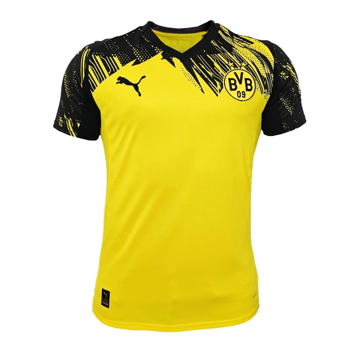 CAMISA CLUBE PUMA BORUSSIA DORTMUND I 2025/26 AMARELO PRETO