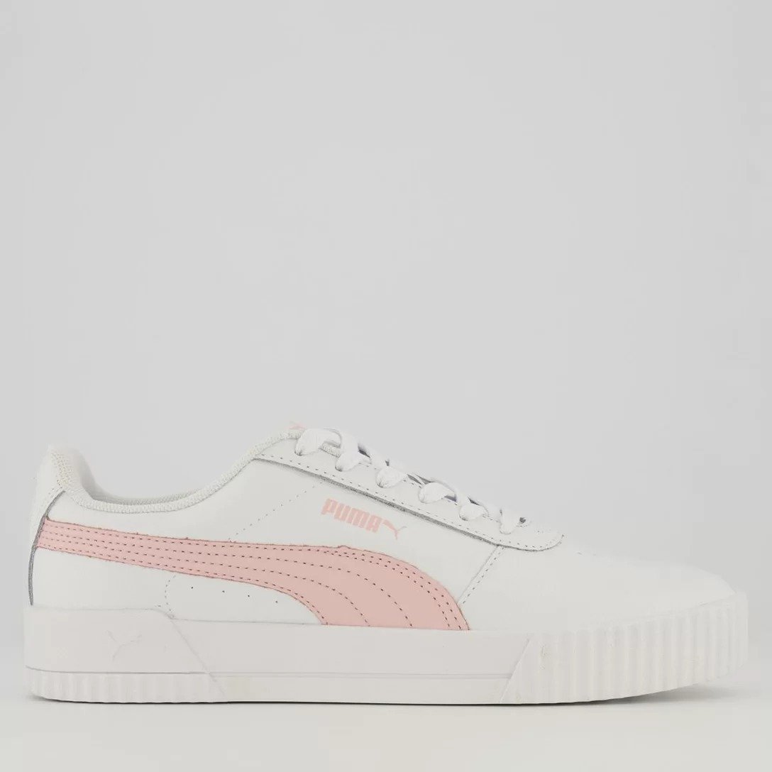 TENIS PUMA CARINA L BDP BRANCO ROSA