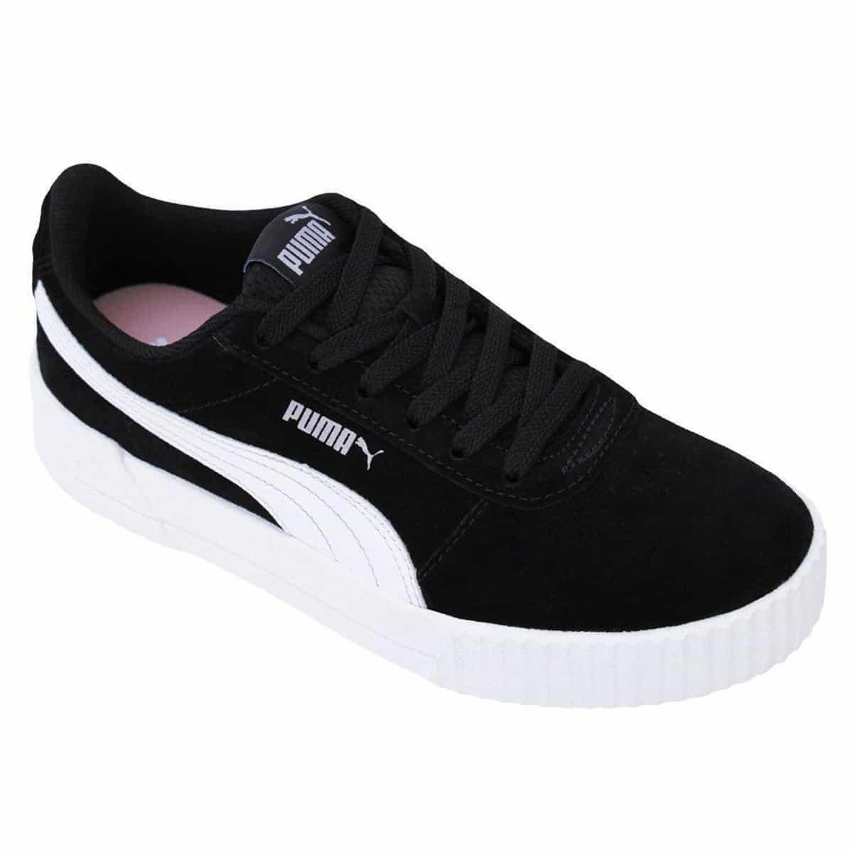 TENIS PUMA CARINA BDP PRETO BRANCO UNISSEX Preto 3