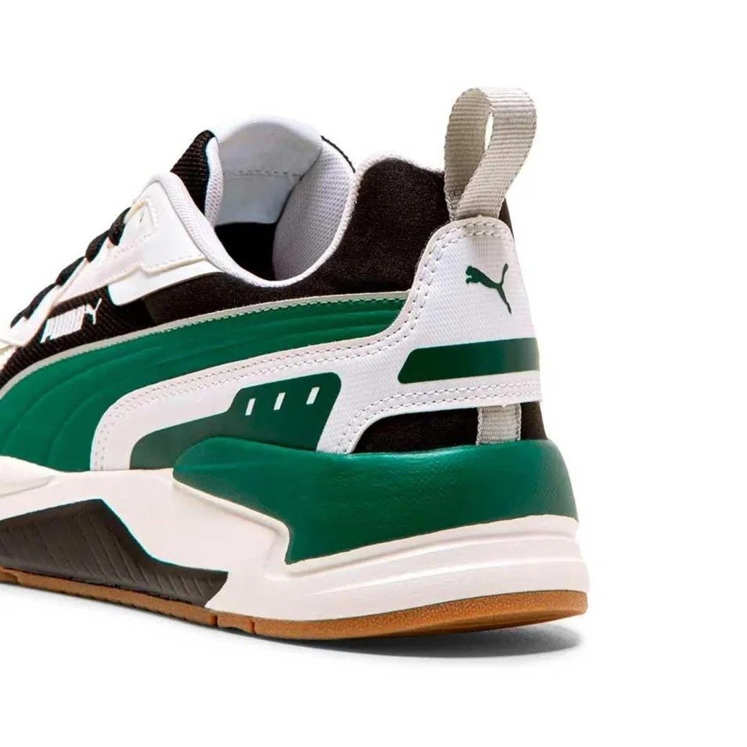 TENIS PUMA X RAY 3 402467 50 PRETO VERDE MASCULINO Branco 4