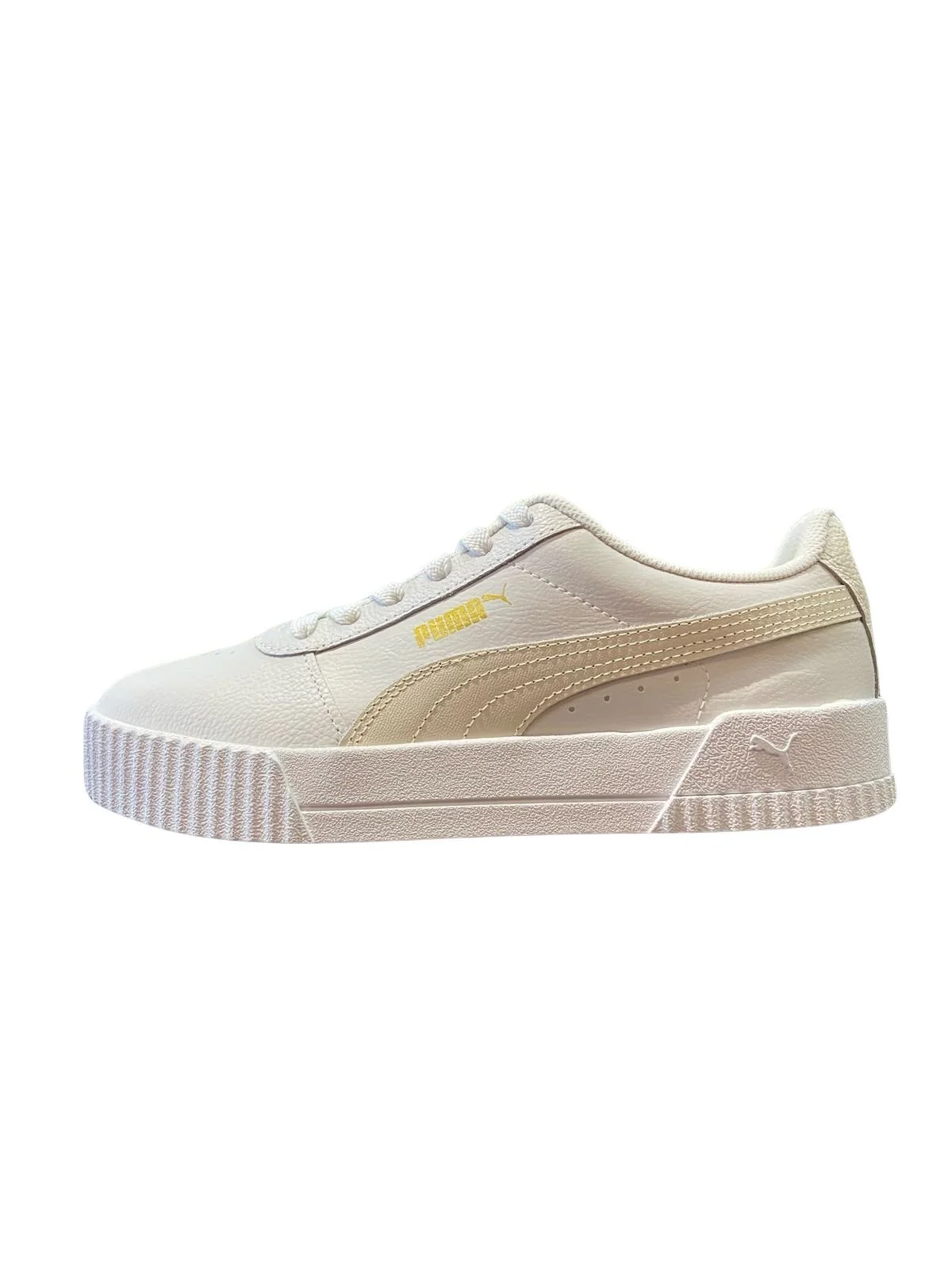 TENIS PUMA CARINA L BDP BRANCO BEGE FEMININO
