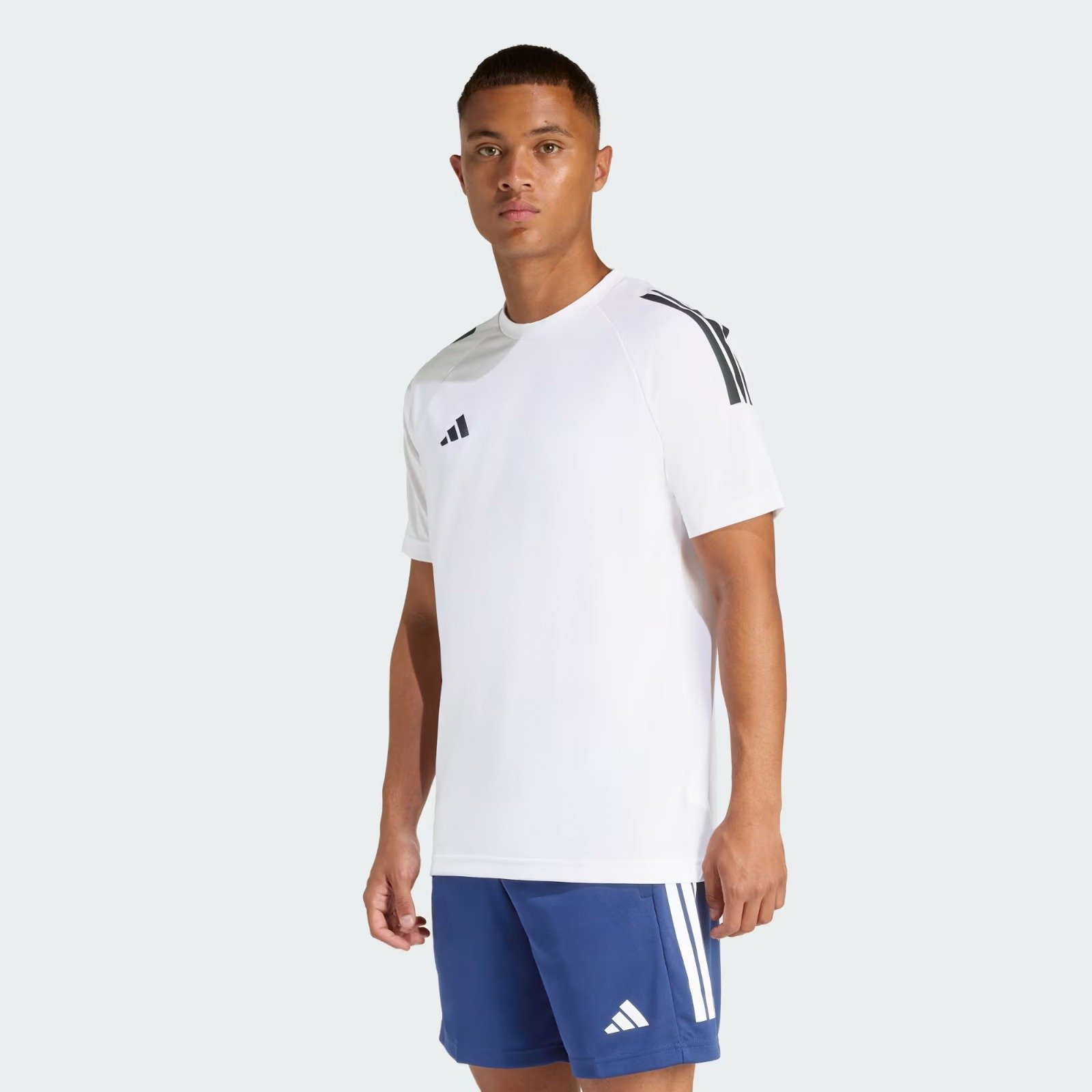 CAMISA ADIDAS SERENO JZ1078 BRANCO PRETO MASCULINO