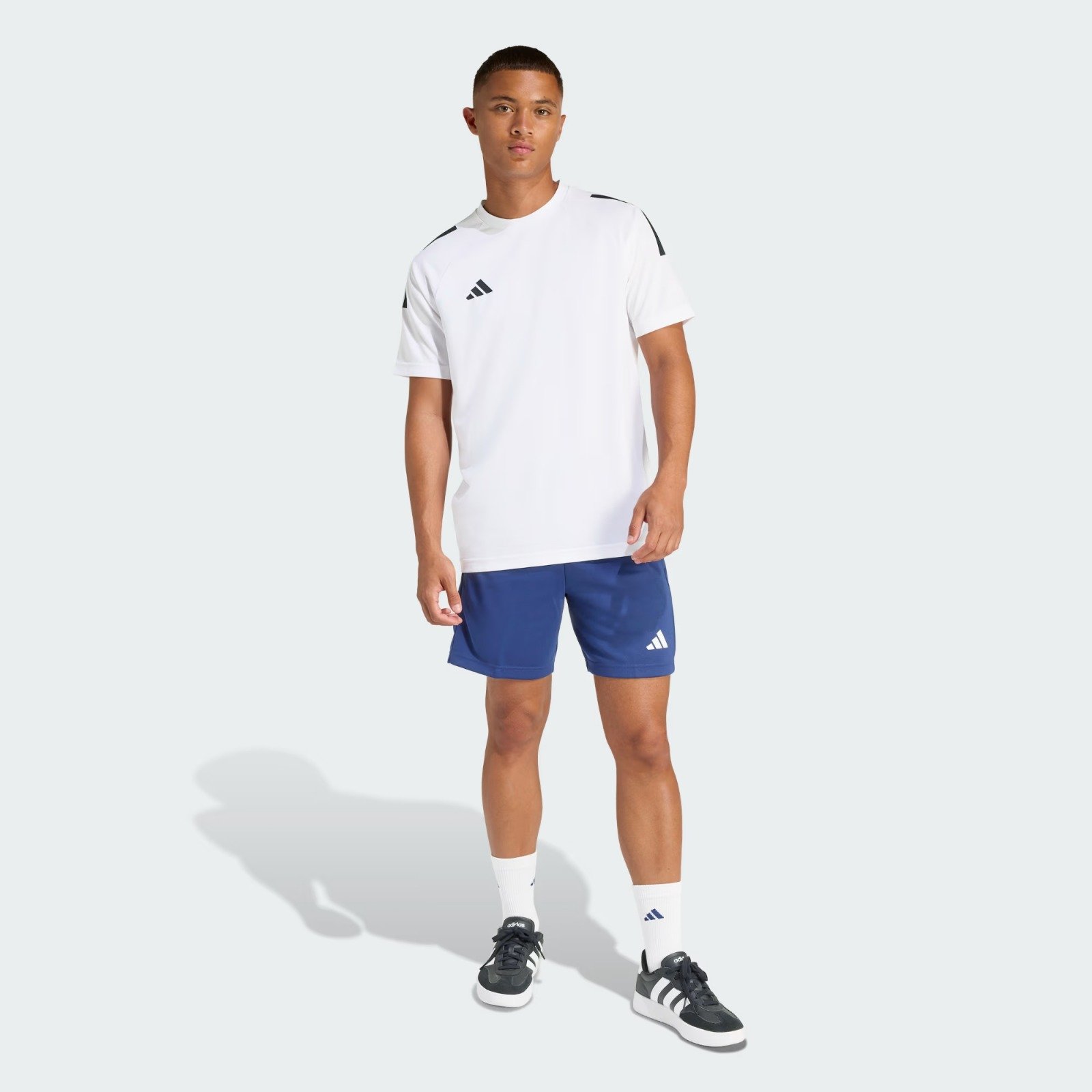CAMISA ADIDAS SERENO JZ1078 BRANCO PRETO MASCULINO Branco 2