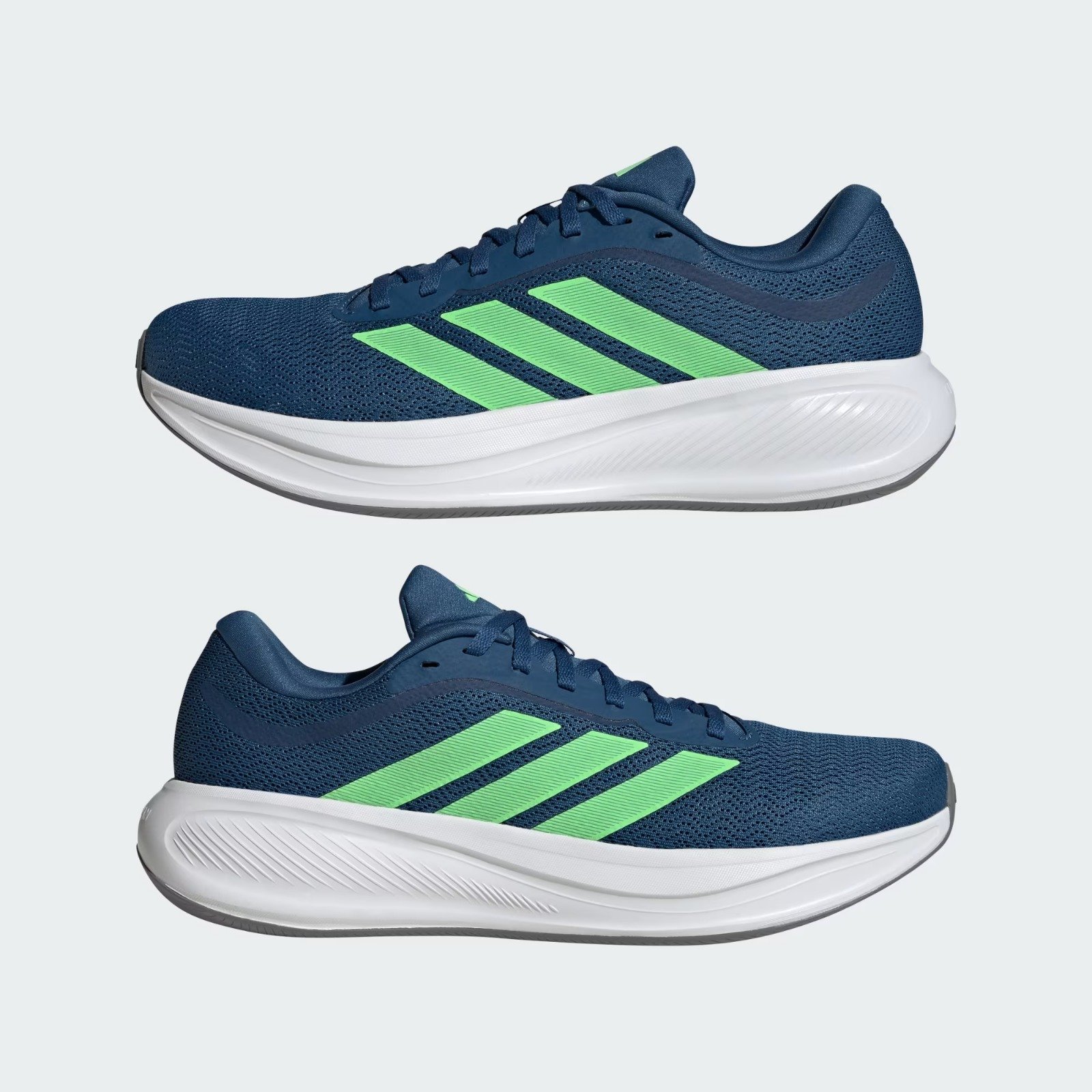 TENIS ADIDAS RESPONSE RUNNER 2 KJ1739 AZUL VERDE MASCULINO Azul/Verde 5
