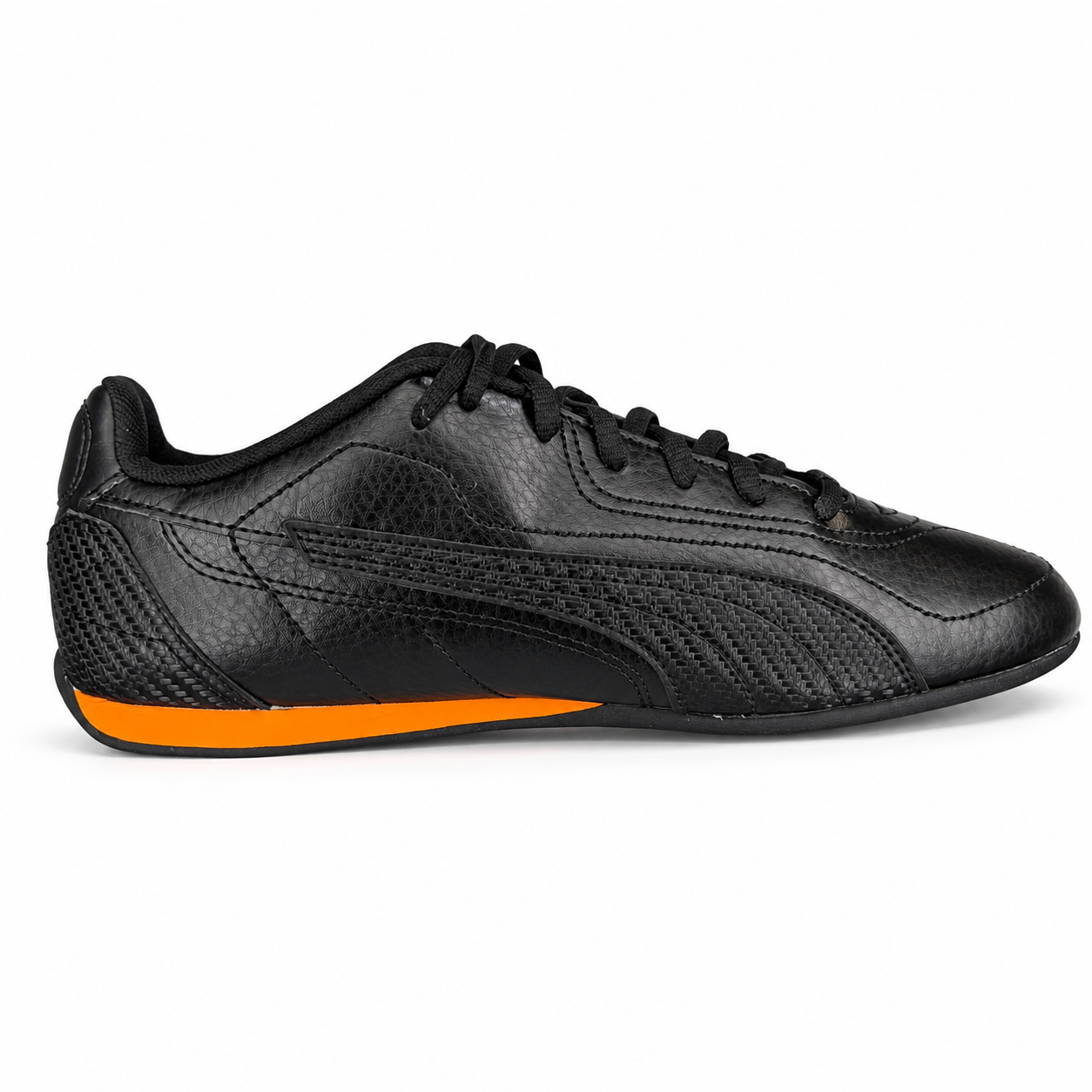 TENIS PUMA MCLAREN CATCH 309516 01 PRETO LARANJA MASCULINO Preto