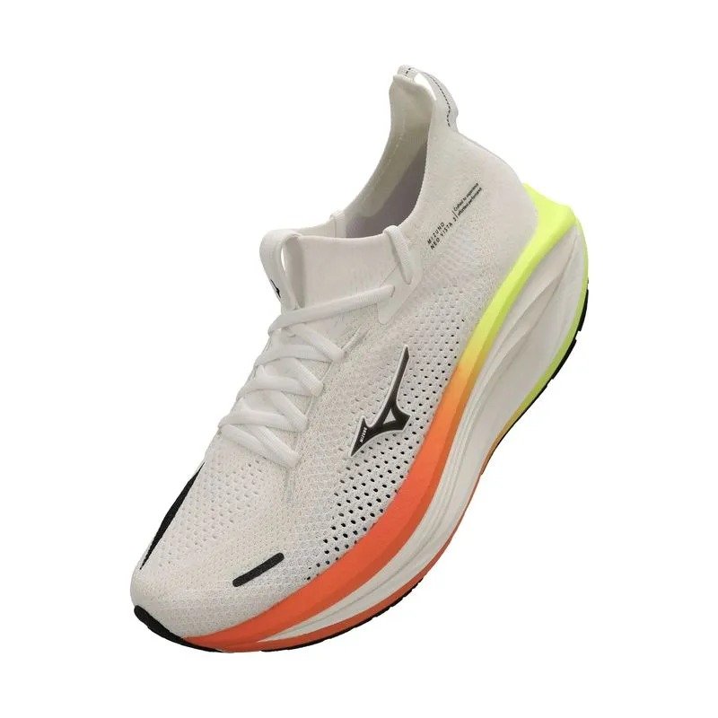TENIS MIZUNO NEO VISTA 3 J1GM261051 BRANCO LARANJA MASCULINO Branco