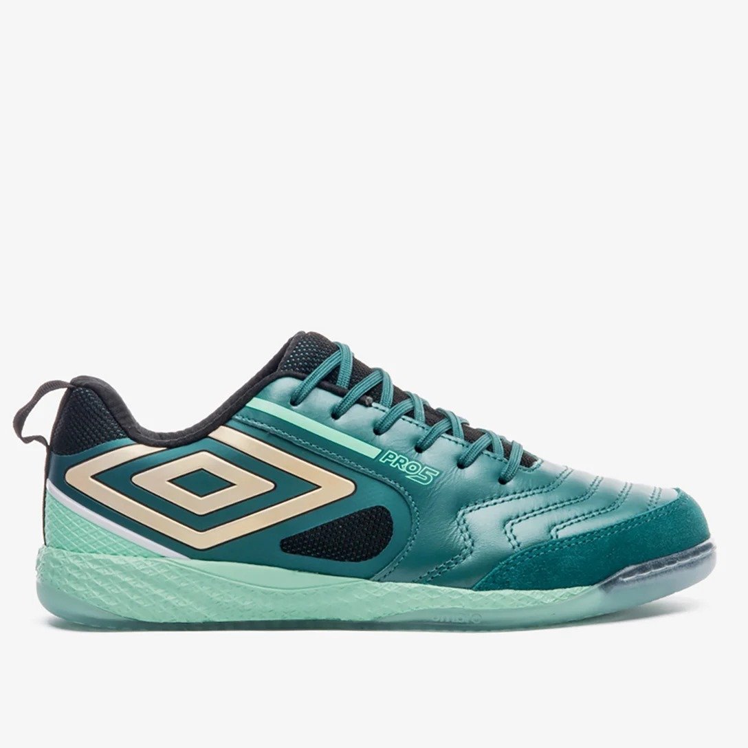 CHUTEIRA UMBRO PRO 5 BUMP 1372363 VERDE DOURADO UNISSEX