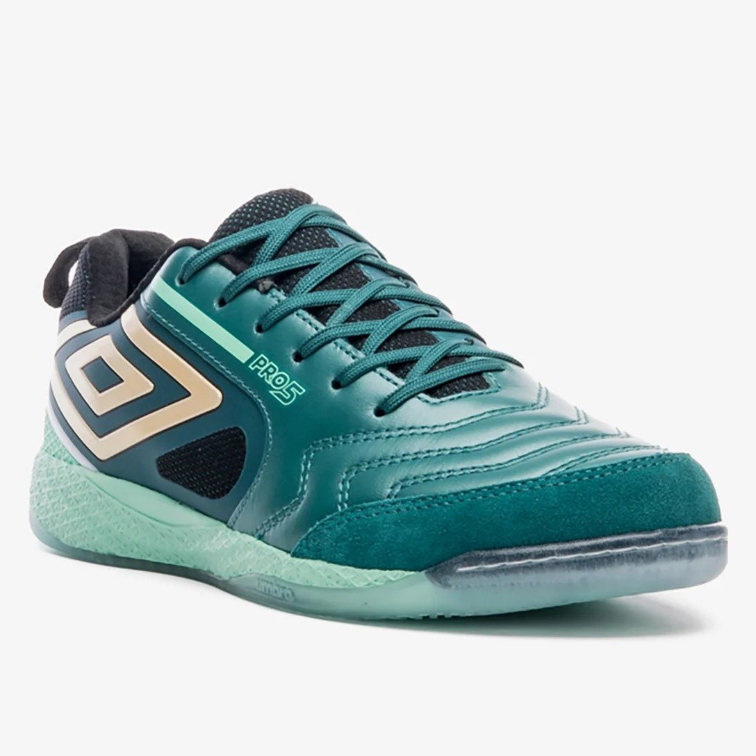 CHUTEIRA UMBRO PRO 5 BUMP 1372363 VERDE DOURADO UNISSEX Verde 2
