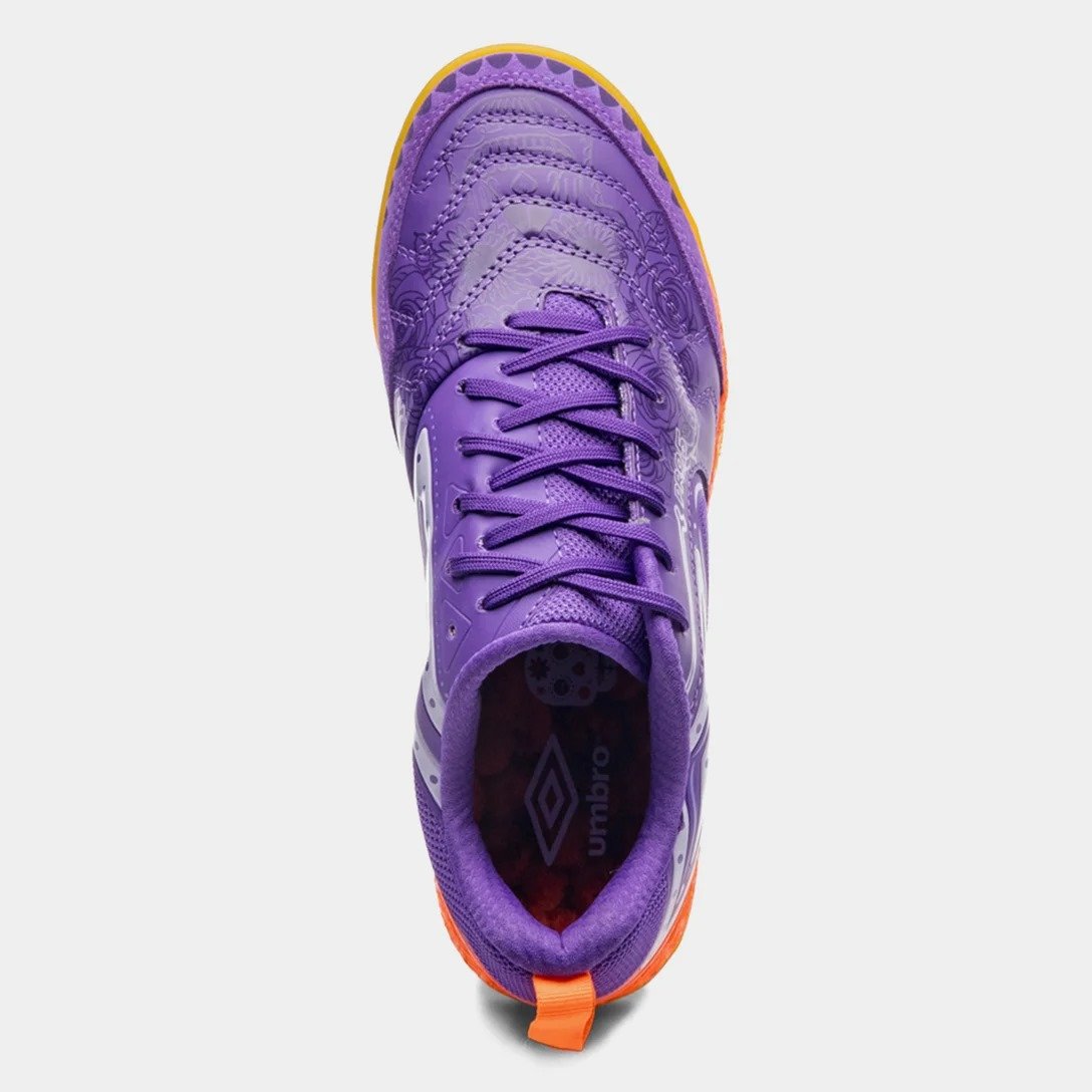 CHUTEIRA UMBRO PRO 5 DIA DE LOS MUERTOS ROXO LARANJA UNISSEX Roxo 3