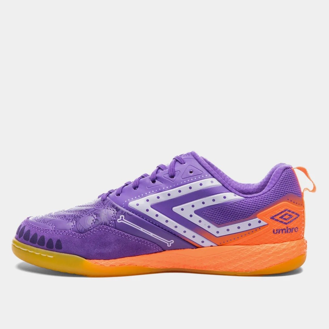 CHUTEIRA UMBRO PRO 5 DIA DE LOS MUERTOS ROXO LARANJA UNISSEX Roxo 4