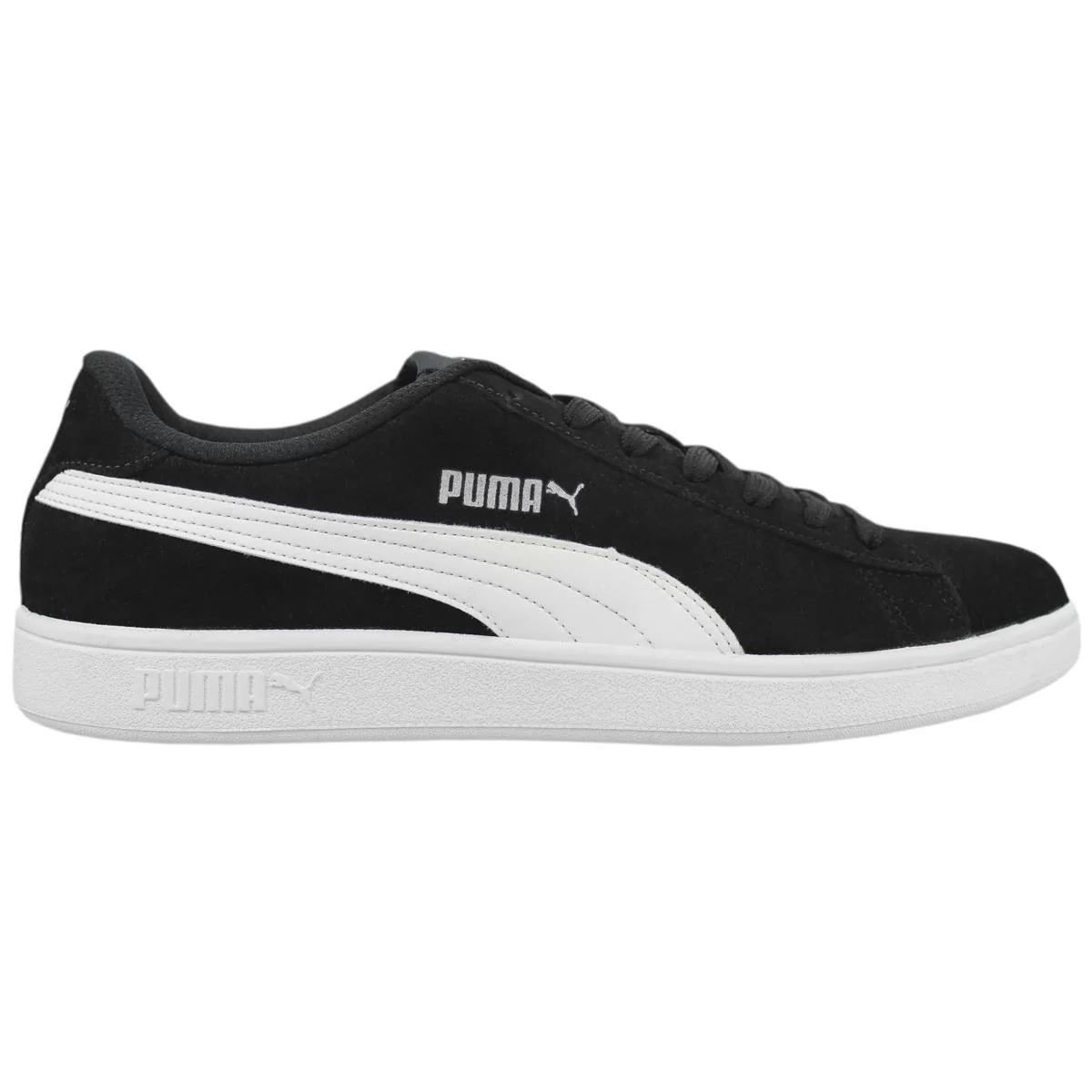 TENIS PUMA SMASH V2 SL V 367147 01 PRETO BRANCO MASCULINO Preto 1