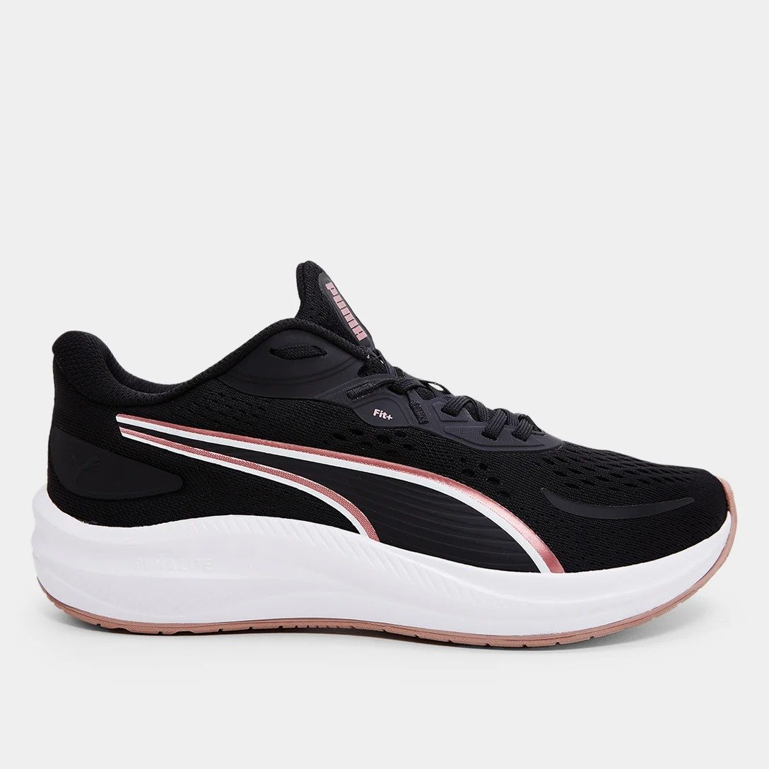 TENIS PUMA SKYROCKET LITE 2 314355 28 PRETO ROSA FEMININO