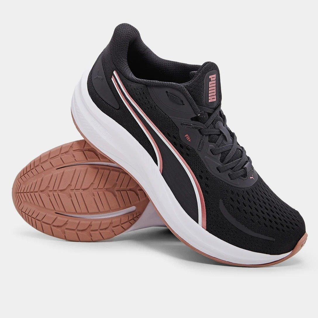 TENIS PUMA SKYROCKET LITE 2 314355 28 PRETO ROSA FEMININO Preto 3