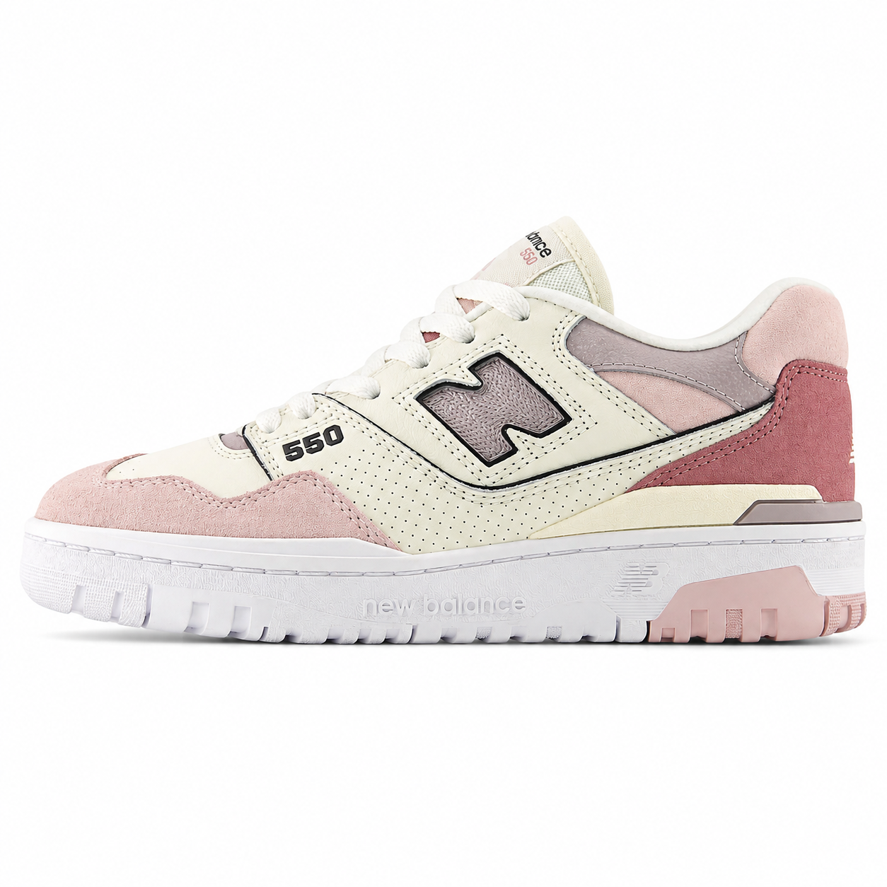 TENIS NEW BALANCE 550 1348504 BRANCO ROSA FEMININO Branco/Rosa 2