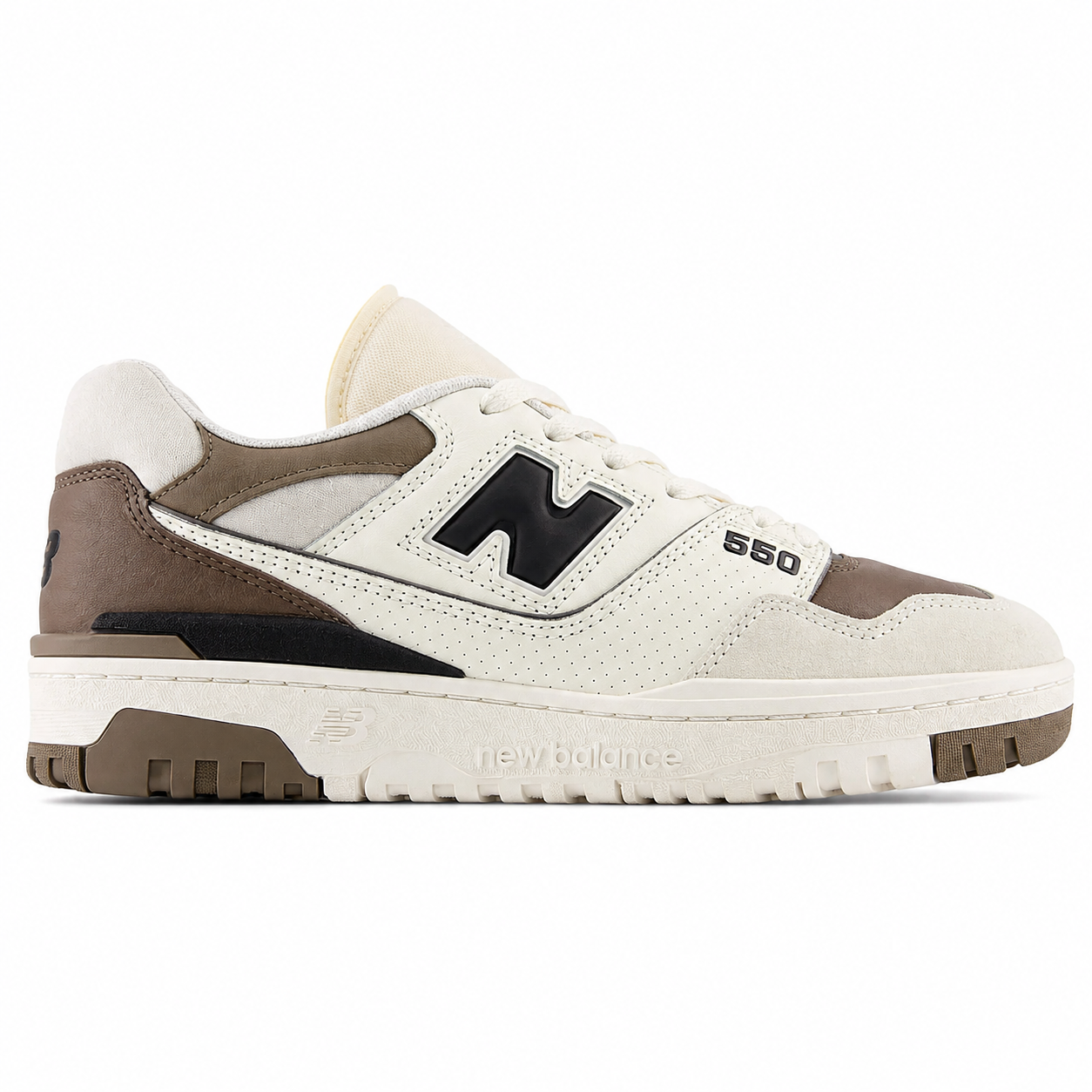 TENIS NEW BALANCE 550 1348759 BRANCO MARROM MASCULINO