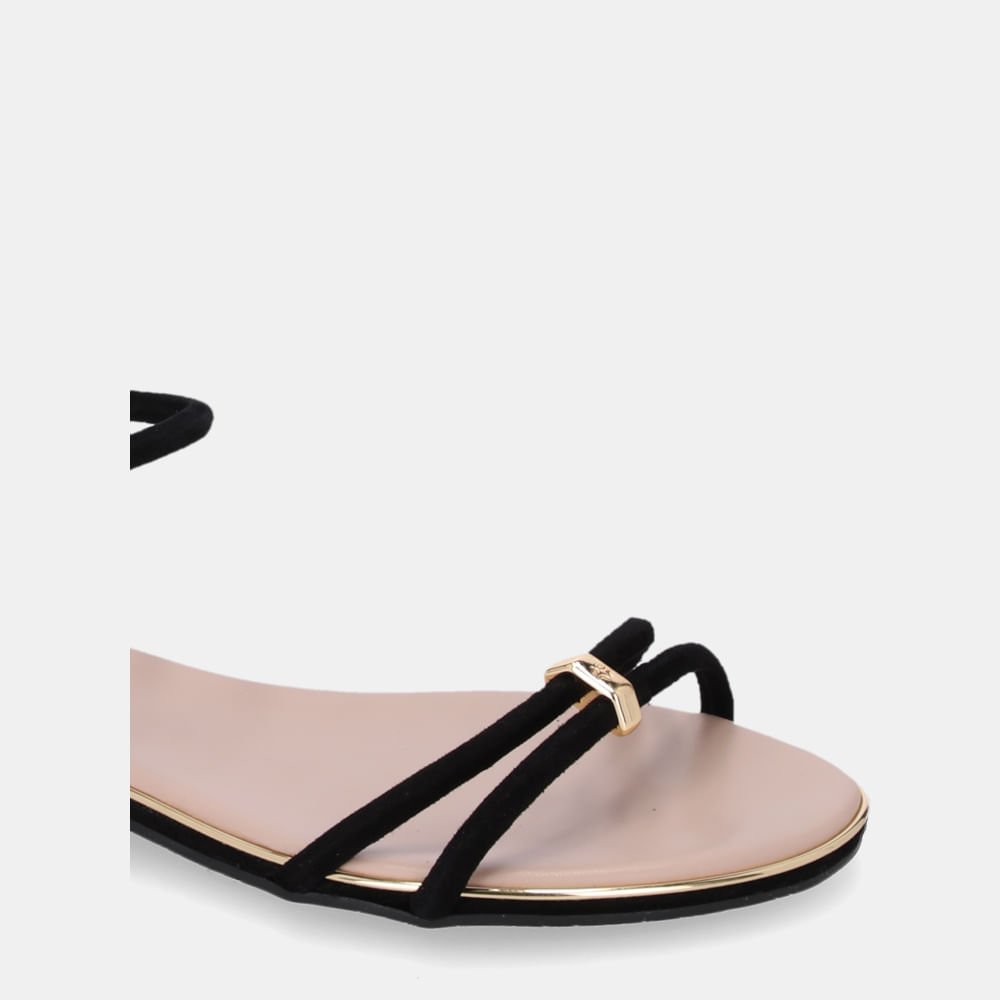 Sandália Rasteira Antilope Preto - 54870060 Preto 4