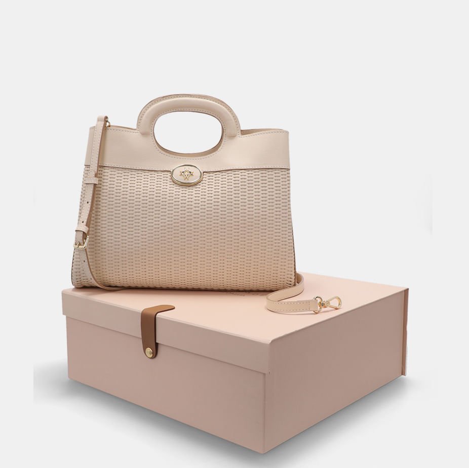 Bolsa Tote Grande Tear Marfim - 2000553