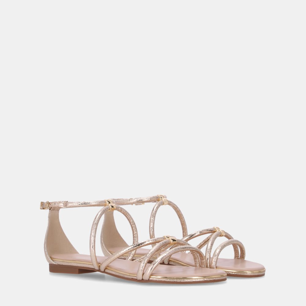 Sandália Rasteira Vênus Ouro - 54870076 Ouro 2
