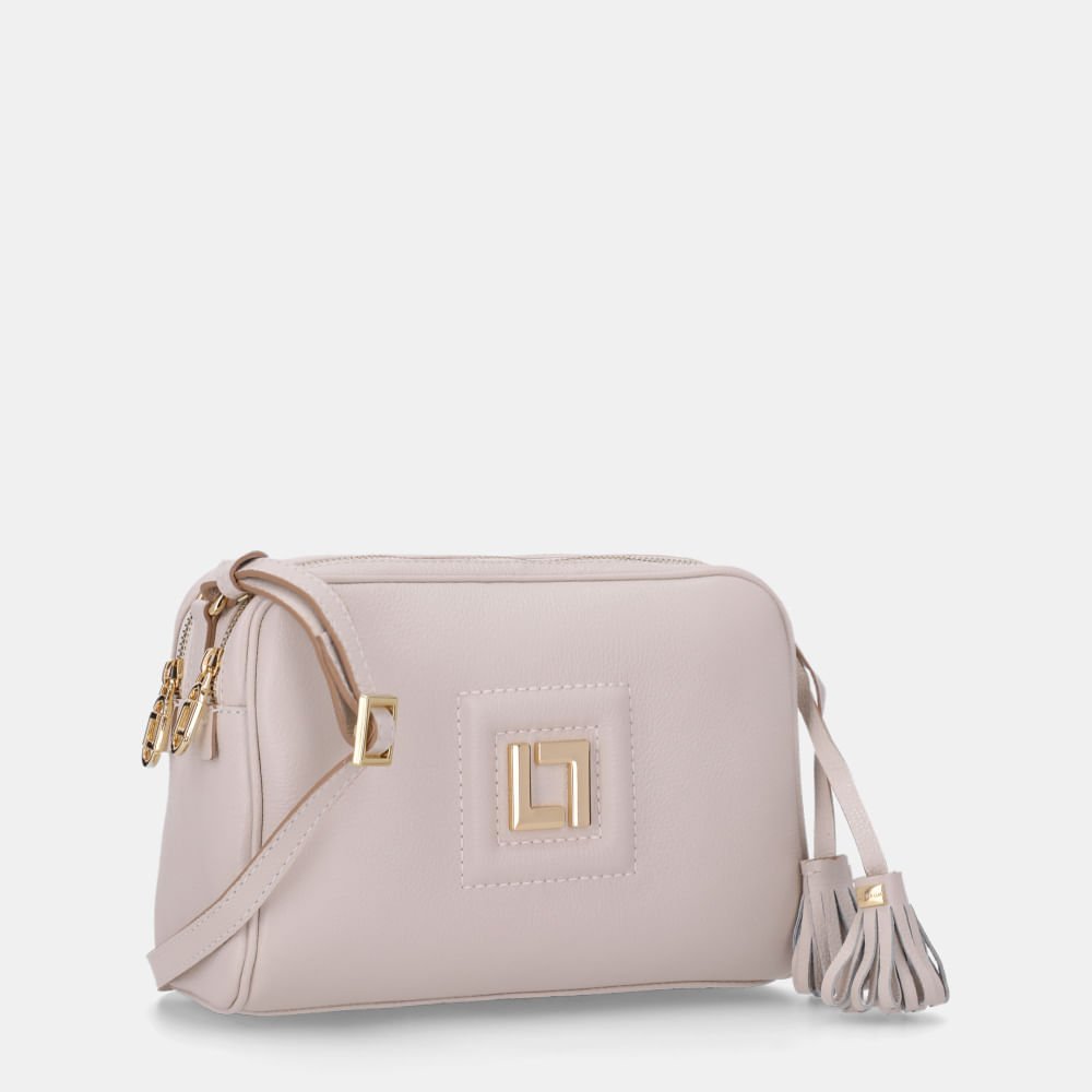 Bolsa Tiracolo Média New Ridge Panna - 10005324 Bege 3