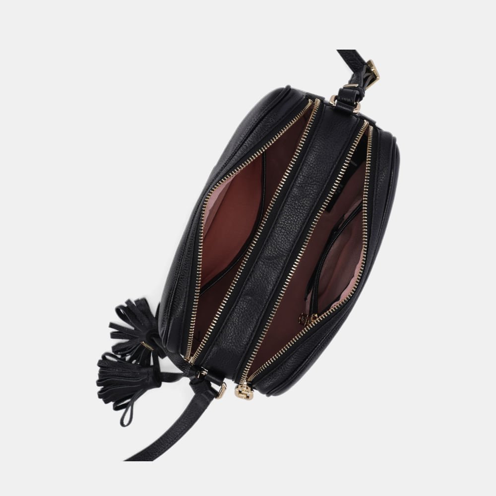 Bolsa Tiracolo Média New Ridge Preto - 10005324 Preto 5