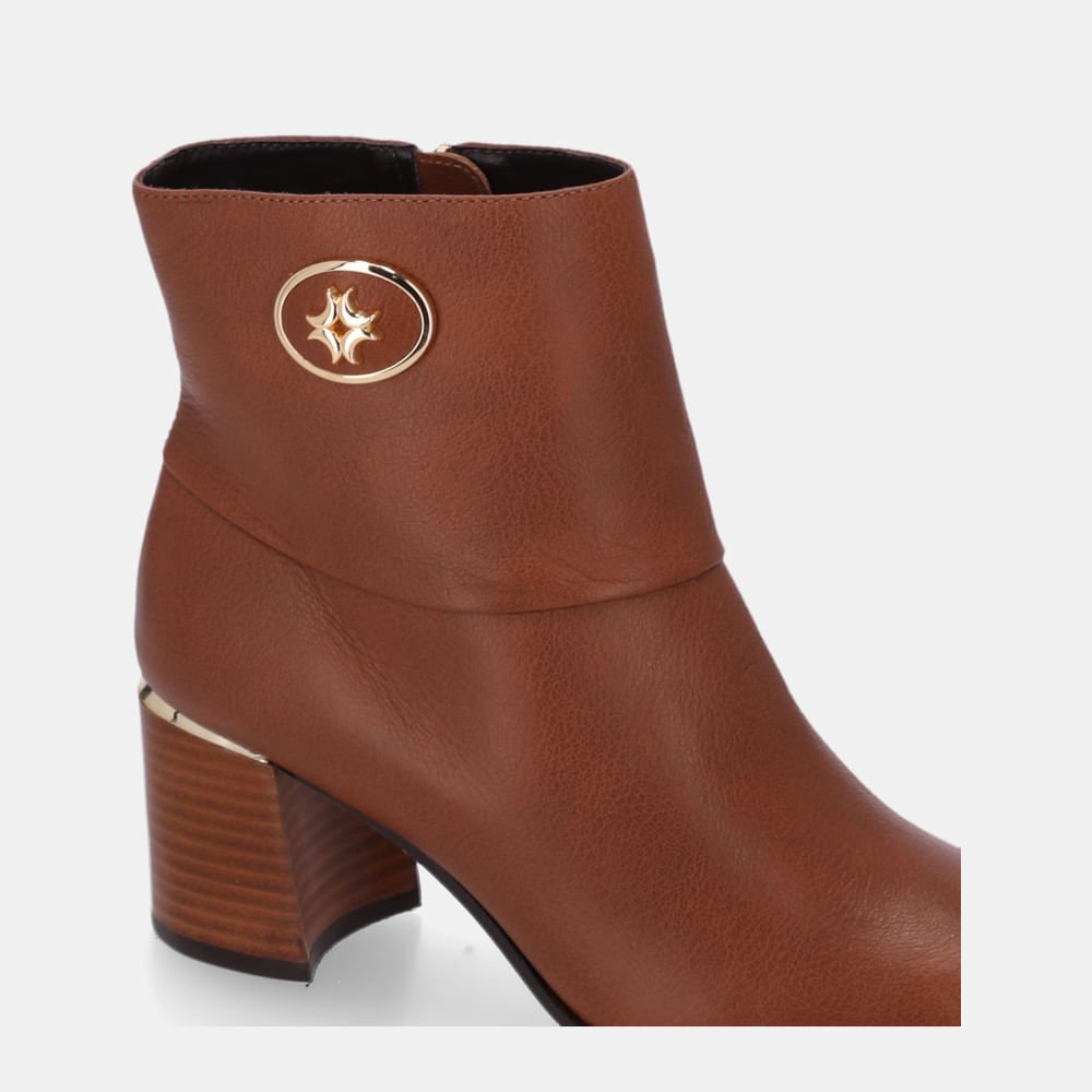 Bota Cano Curto Montenapoleone Âmbar - 80740013 Âmbar 4