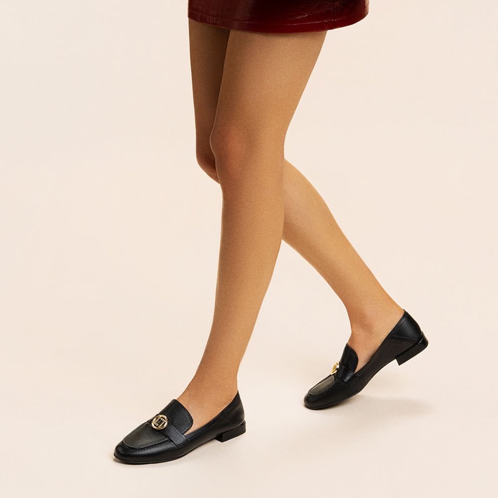 Loafer Saara Preto - 60340021 Preto 2