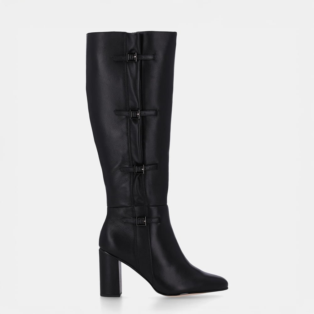 Bota Cano Longo Saara Preto - 56510034